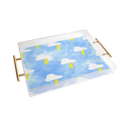 Hello Sayang Thunderstorm Acrylic Tray