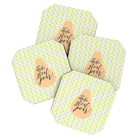Hello Sayang We Make A Great Pear Coaster Set