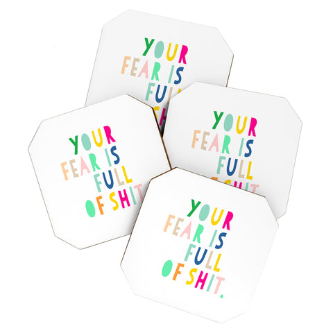 Hello Sayang Your Fear Is Full Of Shit Coaster Set