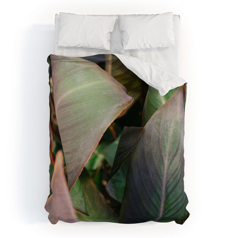 Hello Twiggs Abstract Leaves Duvet Cover