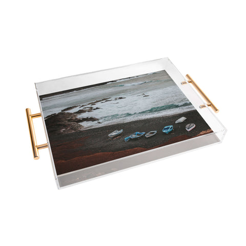 Hello Twiggs Black Sand Boats Acrylic Tray
