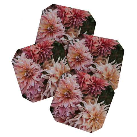 Hello Twiggs Dahlias Coaster Set