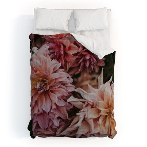 Hello Twiggs Dahlias Comforter