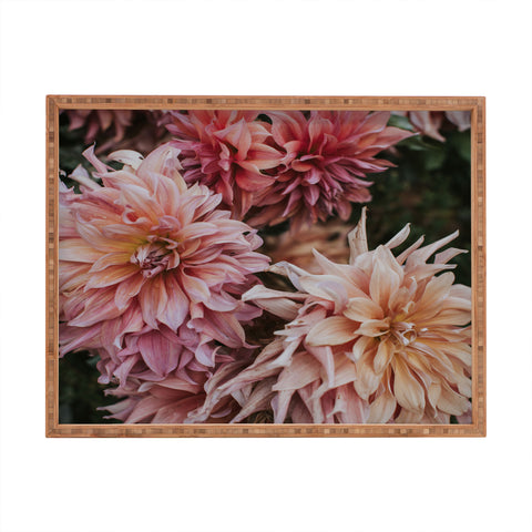 Hello Twiggs Dahlias Rectangular Tray