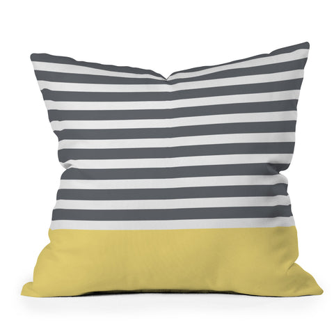 Hello Twiggs Elegant Stripes Outdoor Throw Pillow