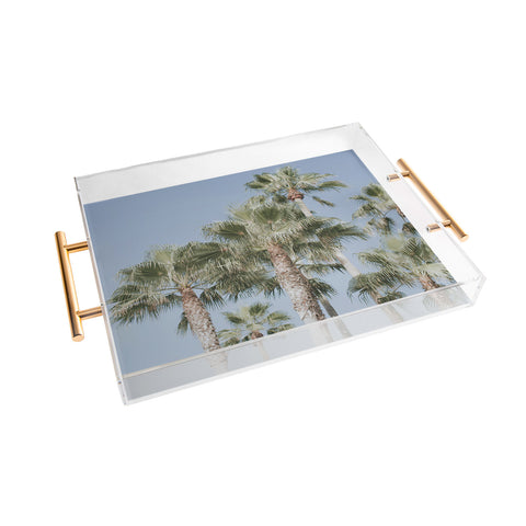 Hello Twiggs Five Palm Trees Acrylic Tray