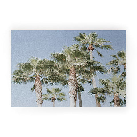 Hello Twiggs Five Palm Trees Welcome Mat