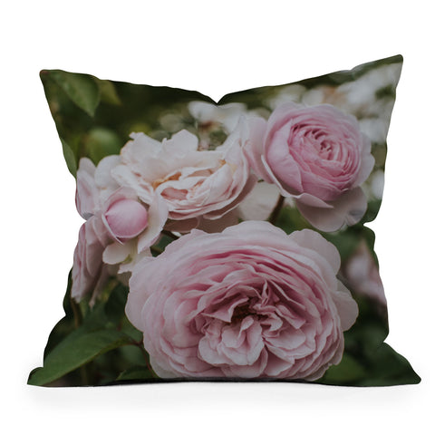 Hello Twiggs Gentle Rose Throw Pillow