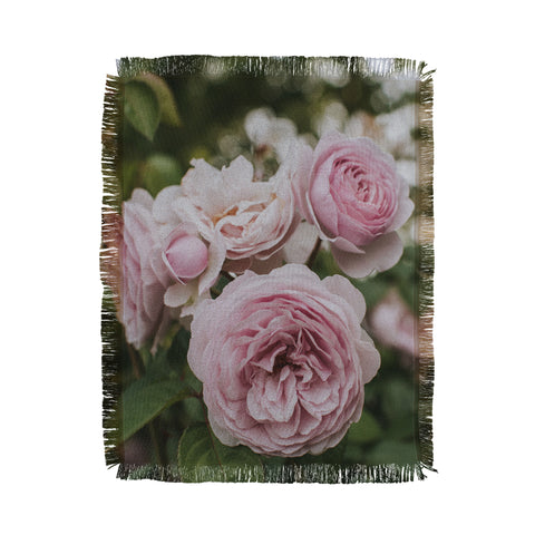 Hello Twiggs Gentle Rose Throw Blanket