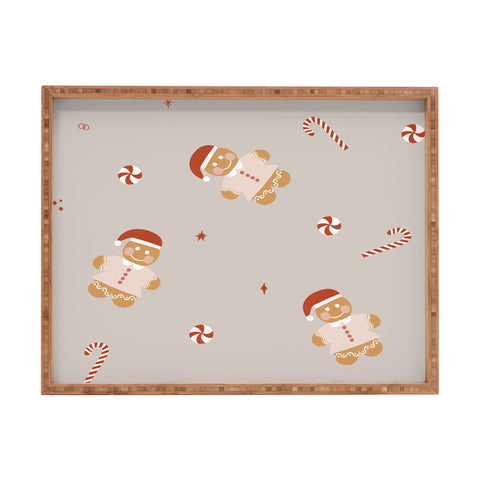 Hello Twiggs Gingerbread Cookie Rectangular Tray