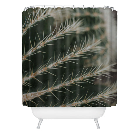 Hello Twiggs Green Cactus Shower Curtain