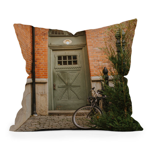 Hello Twiggs Knockknock Outdoor Throw Pillow