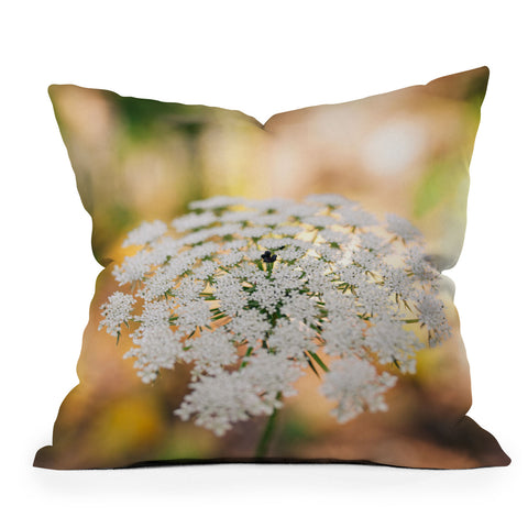 Hello Twiggs Lace Outdoor Throw Pillow