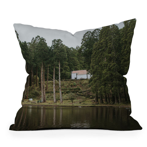 Hello Twiggs Lake House Throw Pillow