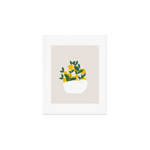 Hello Twiggs Lemons and Flowers Art Print