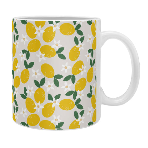 Hello Twiggs Lemons and Flowers Coffee Mug
