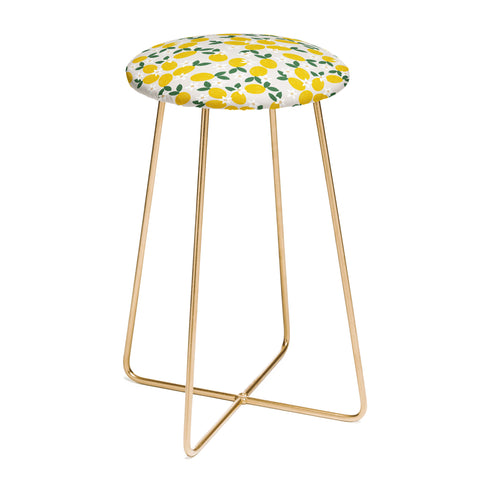 Hello Twiggs Lemons and Flowers Counter Stool