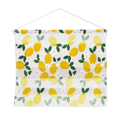 Hello Twiggs Lemons and Flowers Wall Hanging Landscape