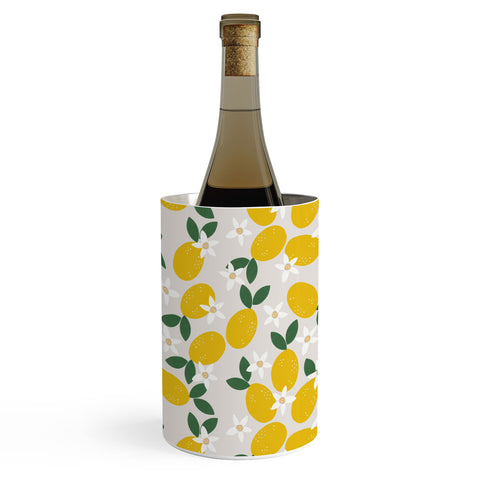 Hello Twiggs Lemons and Flowers Wine Chiller