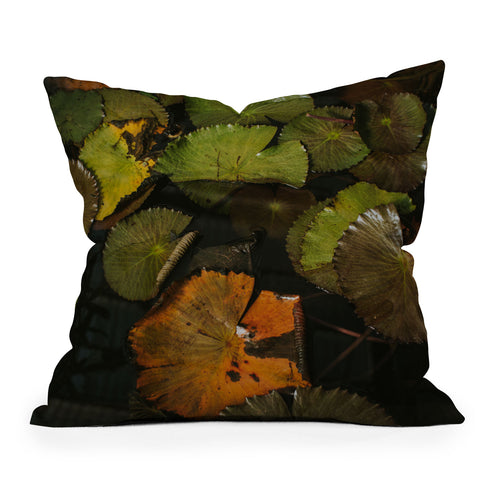 Hello Twiggs Lily Pads Throw Pillow