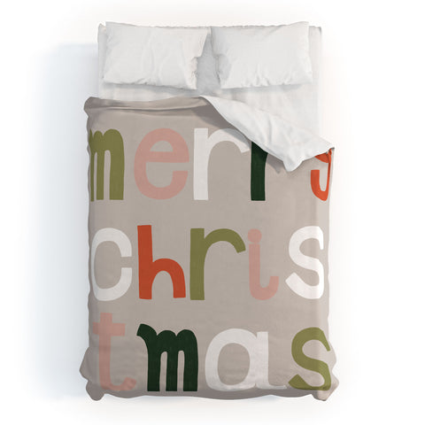 Hello Twiggs Merry Merry Christmas Duvet Cover