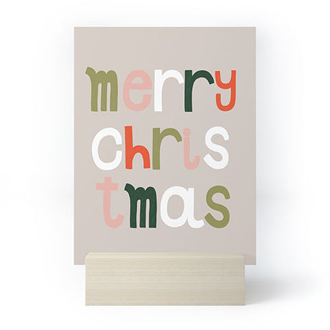Hello Twiggs Merry Merry Christmas Mini Art Print