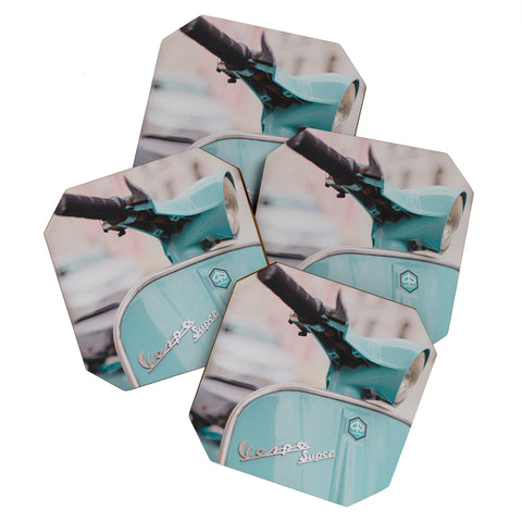 Hello Twiggs Mint Vespa Coaster Set