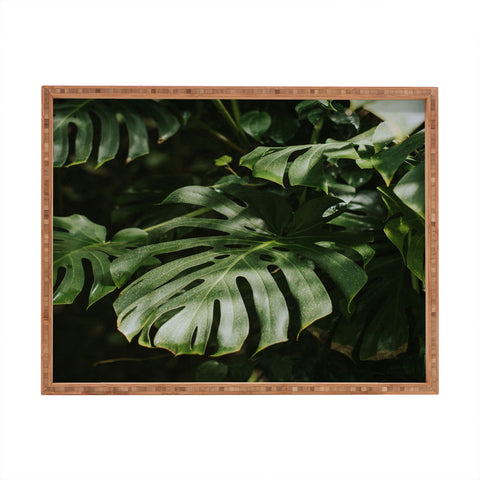 Hello Twiggs Monstera Leaves Rectangular Tray