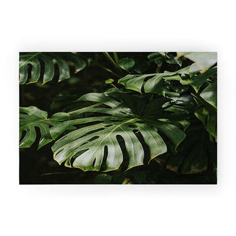 Hello Twiggs Monstera Leaves Welcome Mat