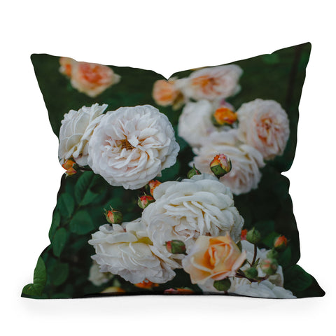 Hello Twiggs Moody Roses Outdoor Throw Pillow