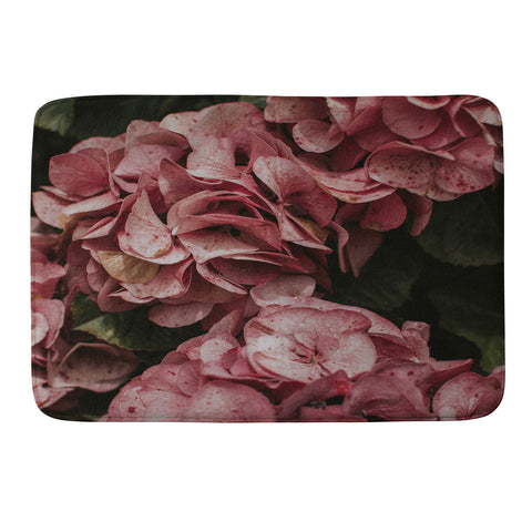 Hello Twiggs Old Pink Hydrangeas Memory Foam Bath Mat