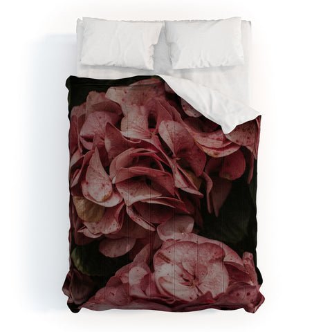 Hello Twiggs Old Pink Hydrangeas Comforter
