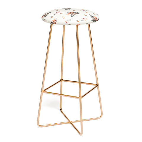 Hello Twiggs Peaches and Flowers Bar Stool