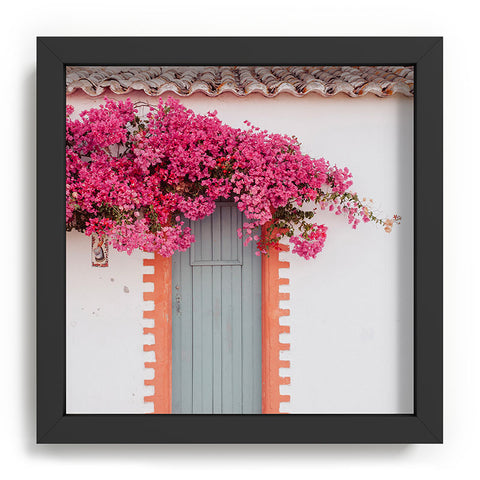 Hello Twiggs Pink Bougainvillea Door Recessed Framing Square