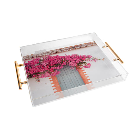 Hello Twiggs Pink Bougainvillea Door Acrylic Tray