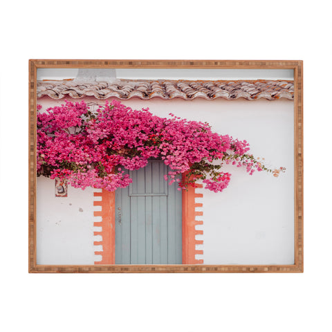 Hello Twiggs Pink Bougainvillea Door Rectangular Tray