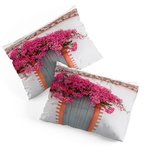 Hello Twiggs Pink Bougainvillea Door Pillow Shams