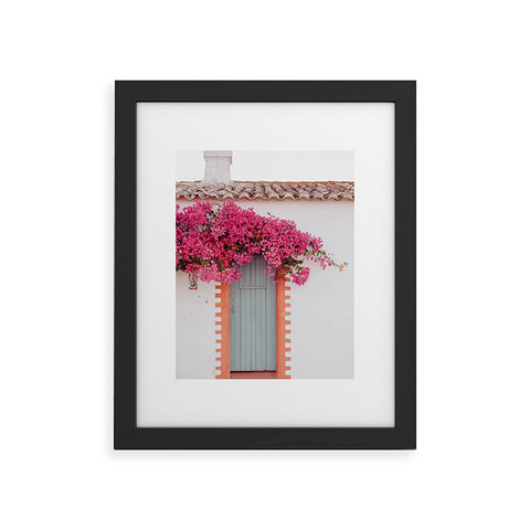 Hello Twiggs Pink Bougainvillea Door Framed Art Print