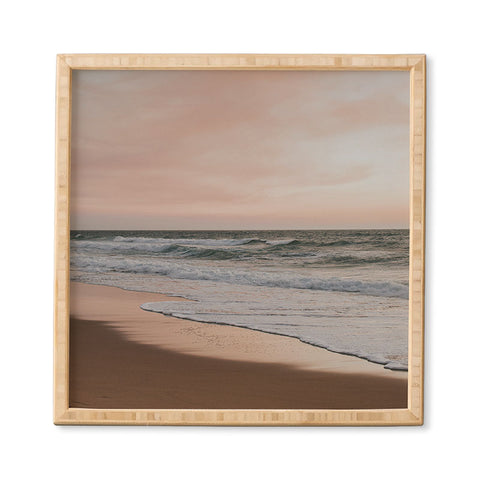 Hello Twiggs Pink Sky Soft Waves Framed Wall Art