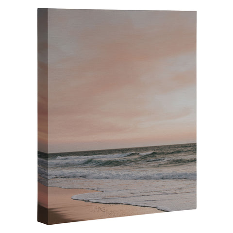 Hello Twiggs Pink Sky Soft Waves Art Canvas