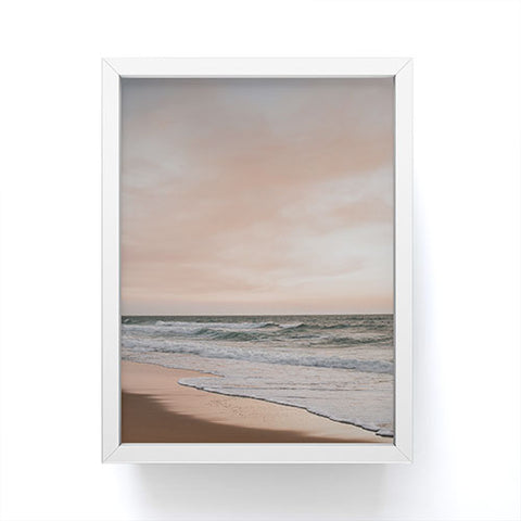 Hello Twiggs Pink Sky Soft Waves Framed Mini Art Print