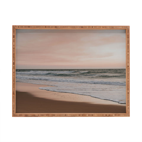 Hello Twiggs Pink Sky Soft Waves Rectangular Tray