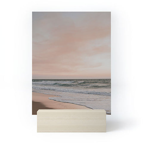 Hello Twiggs Pink Sky Soft Waves Mini Art Print