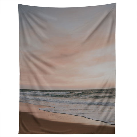 Hello Twiggs Pink Sky Soft Waves Tapestry
