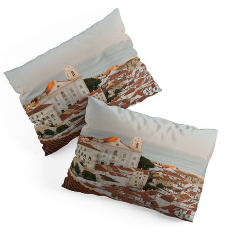 Hello Twiggs Pink Sunset in Lisbon Pillow Shams