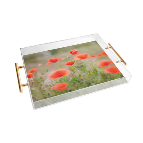 Hello Twiggs Red Poppy Acrylic Tray