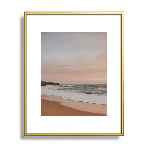 Hello Twiggs Soothing Waves Metal Framed Art Print