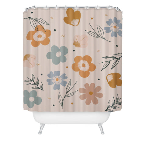 Hello Twiggs Spring Florals Shower Curtain