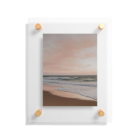 Hello Twiggs Sunset Beach Walking Floating Acrylic Print