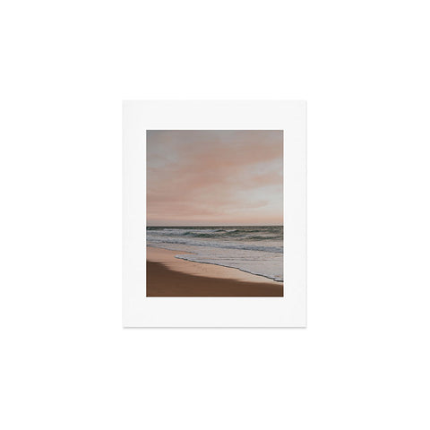 Hello Twiggs Sunset Beach Walking Art Print